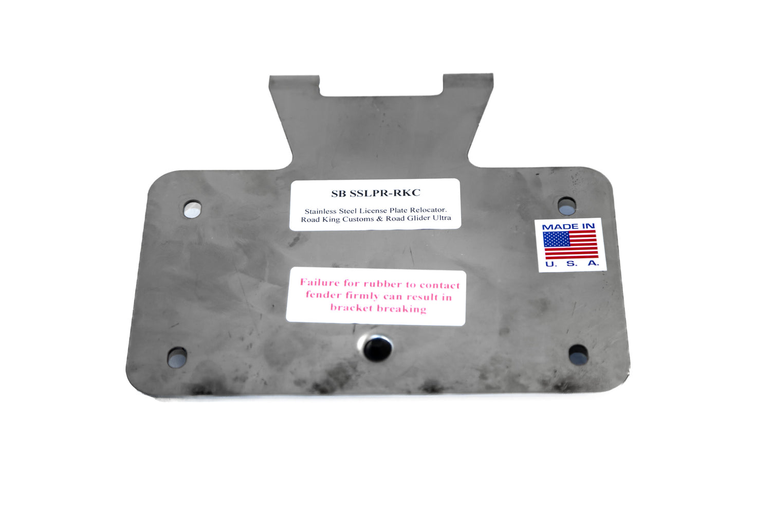 SB-SSLPR-RKC 2005 - Present SoftBrake Stainless Steel License Plate Relocator